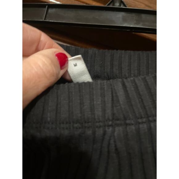 KOTN WOMENS NILE RIBBED PANT BLACK MEDIUM - Picture 4 of 8